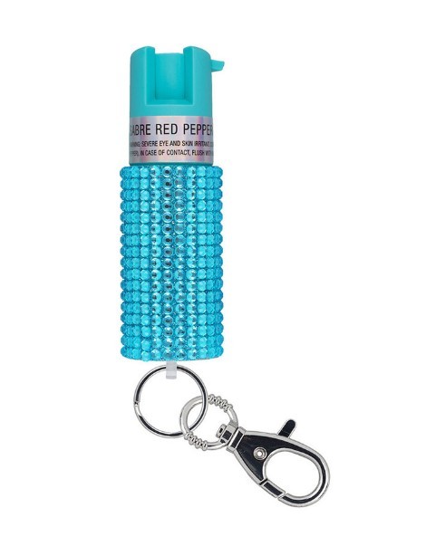 SAB PEPPER SPRAY TEAL JEWELED - Taurus Savings